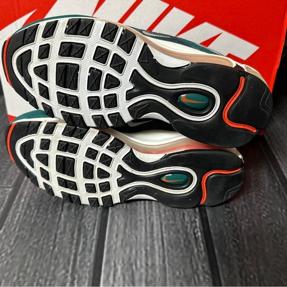 Nike Air Max 97 Miami hurricanes size 4Y grade school 921522 300 - Picture 11 of 11